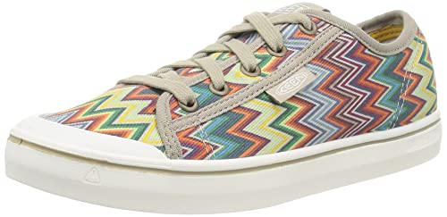 KEEN Damen Elsa 5 Freizeit-Sneaker, Chevron/Stern weiß, 39 EU von KEEN