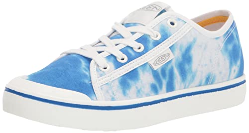 KEEN Damen Elsa Lite Casual Trainer Sneaker, Blau/Weiß, 40.5 EU von KEEN