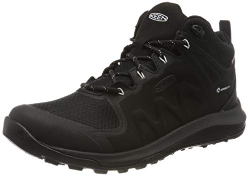 Keen Damen Explore Mid, Imperméable Trekking-& Wanderschuhe, Schwarz Black Star White 002, 38 EU von KEEN