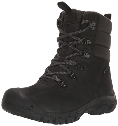 KEEN Damen Greta Boot Waterproof Schneestiefel, Black2, 38.5 EU von KEEN