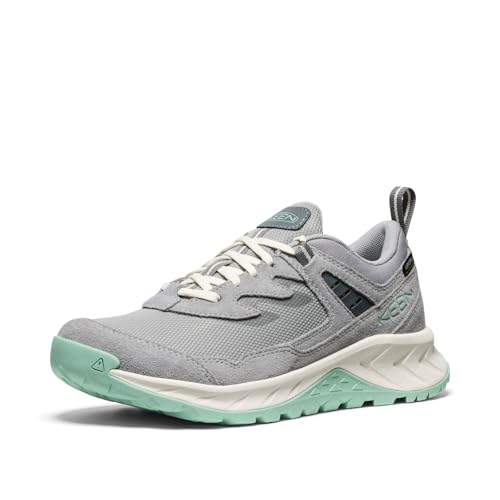 KEEN Damen Hightrail Waterproof Wanderschuh, Alloy/Lichen, 38 EU von KEEN