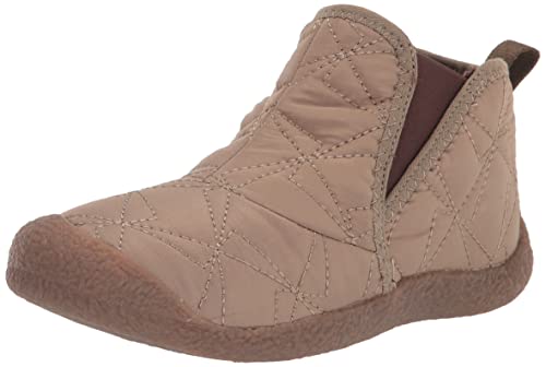 KEEN Damen Howser Ankle Boot Stiefelette, Timberwolf/Canteen, 38.5 EU von KEEN