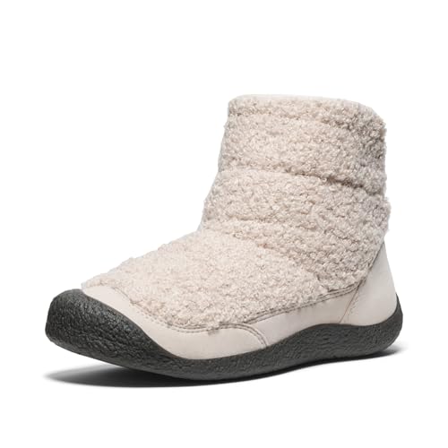 KEEN Damen Howser Fold Down Chukka-Stiefel, Silberfarbenes Futter, Schwarz, 40 EU von KEEN