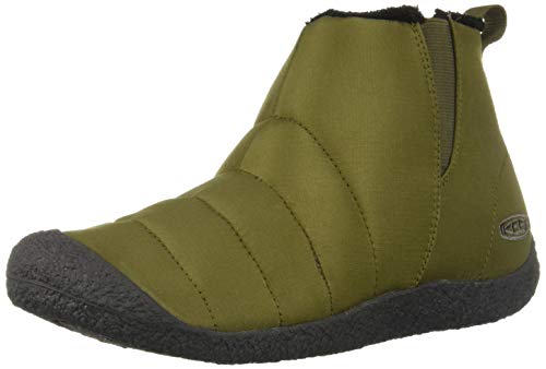 KEEN Damen Howser Mid Mode-Stiefel, Dunkeloliv/Rabe/Rabe, 40 EU von KEEN