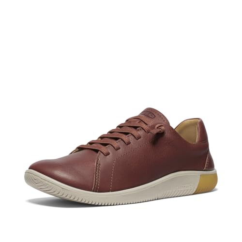 Keen Damen KNX Lace Leder Tortoise Shell Plaza Taupe Trainer 37.5 EU von KEEN
