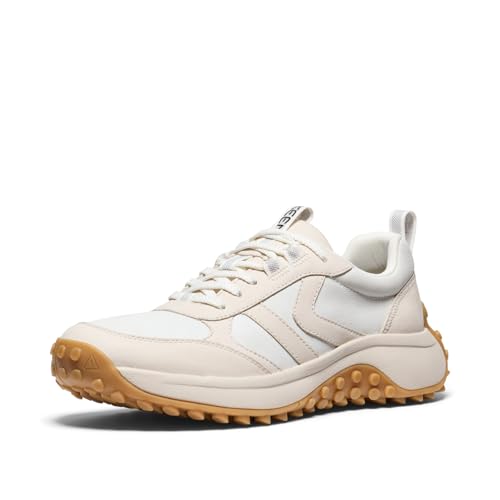 KEEN Women's Ks86 Leather Comfortable Durable Retro Style, Birch/Star White, 40.5 EU von KEEN