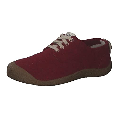 KEEN Damen Mosey Derby Sneaker, Rote Filzbirke, 35.5 EU von KEEN