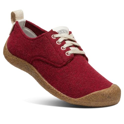 KEEN Damen Mosey Derby Sneakers, Red Felt/Birch, 38 EU KEEN Damen Mosey Derby Sneakers, Red Felt/Birch, 38 EU von KEEN