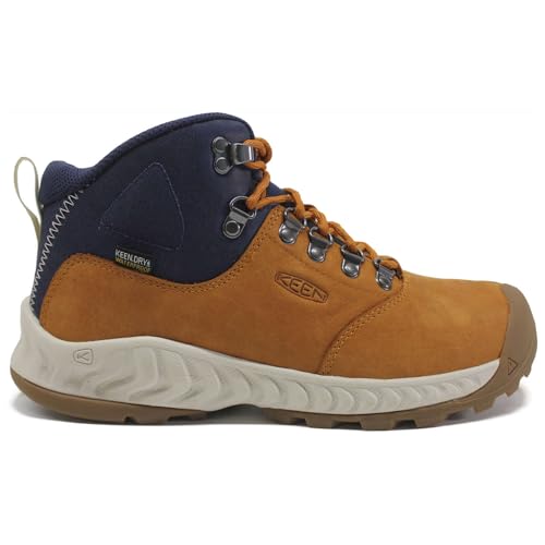 KEEN Damen NXIS Explorer Mid Waterproof Wanderstiefel, Maple/Birch, 38 EU von KEEN