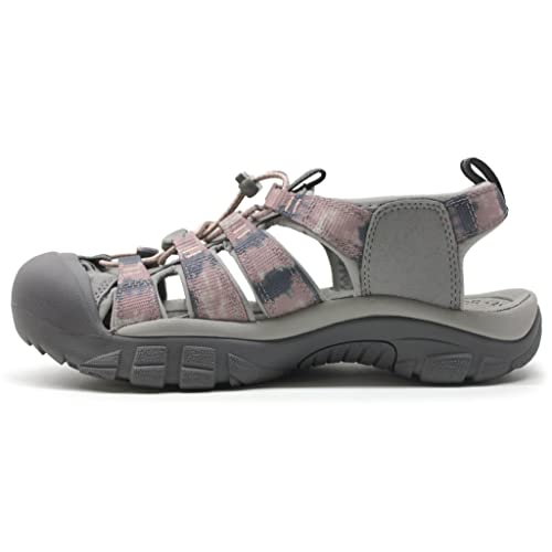 KEEN Damen Newport H2 Sandalen, Fawn/Tie Dye, 38 EU von KEEN