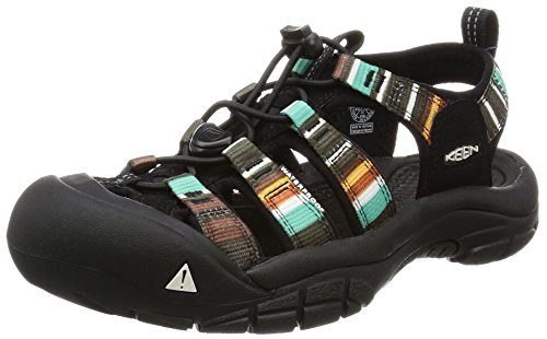 KEEN Damen Newport H2 Wasserschuh mit geschlossenem Zehenbereich Sandale, Raya Black/Raya Black, 41 EU von KEEN