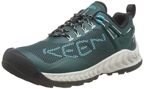 KEEN Damen Nxis Evo Waterproof Wanderschuh, Meeresmoos Ipanema, 36 EU von KEEN