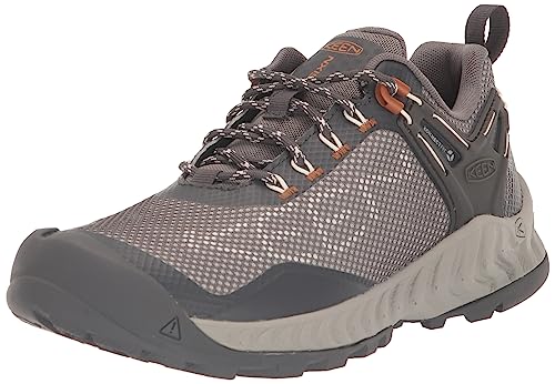 KEEN Damen Nxis Evo Waterproof Wanderschuh, Stahlgrauer Ahorn, 35.5 EU von KEEN