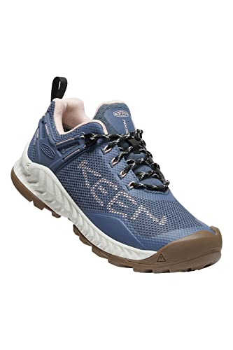 KEEN Damen Nxis Evo Waterproof Wanderschuhe, Vintage Indigo Peachy, 35 EU von KEEN