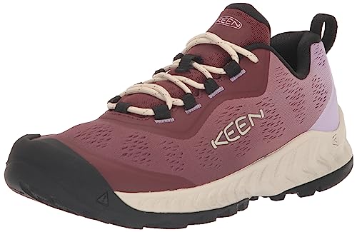 KEEN Damen Nxis Speed Low Height Vented Wanderschuhe, Andorra/Lila Rose, 39 EU von KEEN