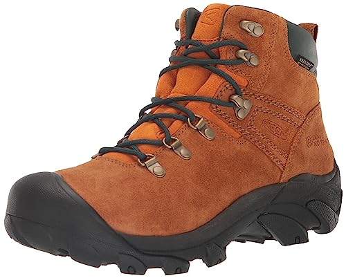 KEEN Damen Pyrenees Wanderstiefel, Maple/Marmalade, 35.5 EU von KEEN