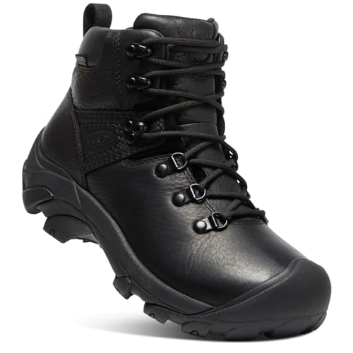 KEEN Damen Pyrenees Wanderstiefel, Black/Legion Blue, 35 EU von KEEN