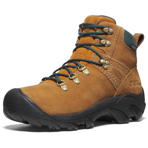 KEEN Damen Pyrenees Wanderstiefel, Maple/Marmalade, 36 EU von KEEN