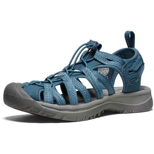 KEEN Damen Sandalen, Smoke Blue, 43 EU von KEEN