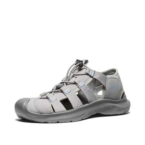 KEEN Damen Seanik H2 Sandalen, Alloy/Skyway, 40.5 EU von KEEN