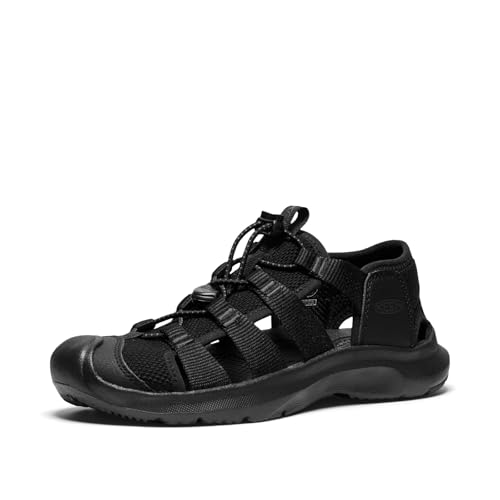 KEEN Damen Seanik H2 Sandalen, Black/Magnet, 40.5 EU von KEEN