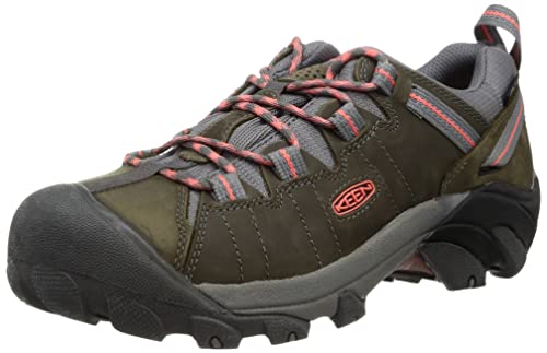 KEEN Damen Targhee 2 Waterproof Wanderschuh, Magnet/Coral, 38.5 EU von KEEN