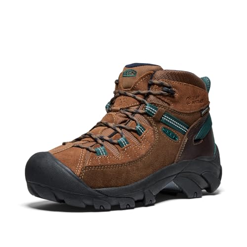 KEEN Damen Targhee 2 Mid Waterproof Wanderstiefel, Hinterlässt Keine Spuren, 40.5 EU von KEEN