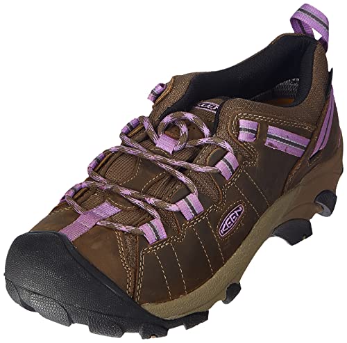 KEEN Damen Targhee 2 Waterproof Wanderschuh, Timberwolf/English Lavender, 38.5 EU von KEEN