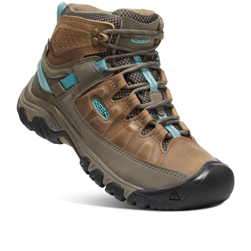 KEEN Damen Targhee 3 Mid Waterproof Wanderstiefel, Toasted Coconut/Porcelain, 35.5 EU von KEEN