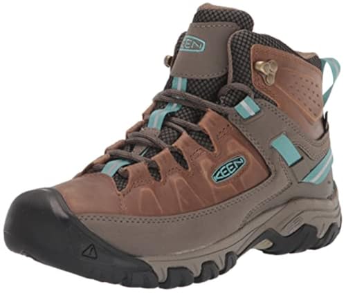 KEEN Damen Targhee 3 Mid Waterproof Wanderstiefel, Toasted Coconut/Porcelain, 42 EU von KEEN