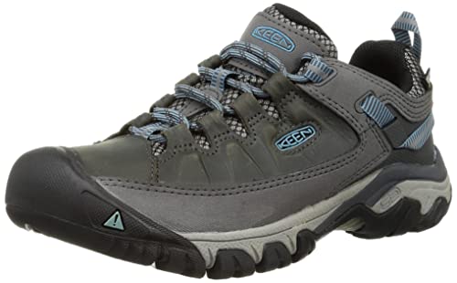 KEEN Damen Targhee 3 Waterproof Wanderschuh, Magnet Atlantic Blue, 35 EU von KEEN