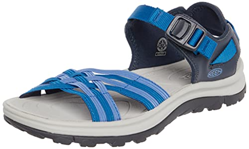 KEEN Damen Terradora 2 Sport-Sandalen mit offener Zehenpartie Sportsandale, Marineblau/Mykonos Blau, 37.5 EU von KEEN