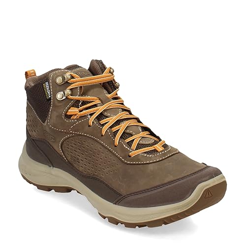 KEEN Damen Terradora Explorer Mid Wasserdicht Wanderstiefel, Canteen/Curry, 37.5 EU von KEEN