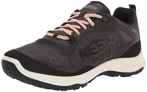 KEEN Damen Terradora Flex Low Height Waterproof Wanderschuhe, Schwarz/Peachy, 39 EU von KEEN