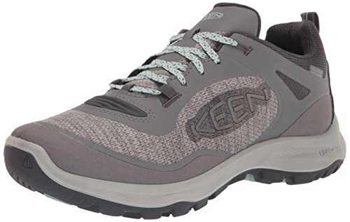 KEEN Damen Terradora Flex wasserdicht Wanderschuh, Stahlgrau Wolkenblau, 38.5 EU von KEEN