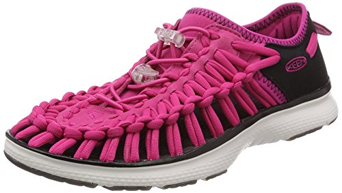 KEEN Damen Uneek O2-w Sandale, Rot (Cabaret/Black), 39.5 EU von KEEN