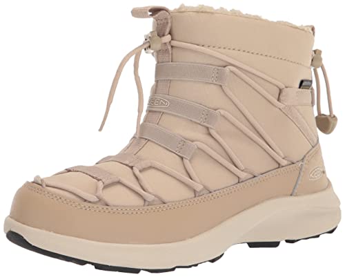 KEEN Damen Uneek SNK 2 wasserdicht Chukka-Stiefel, Safari Birke, 39 EU von KEEN