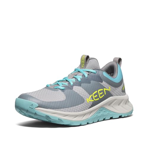 KEEN Damen Versacore Waterproof Wanderschuh, Alloy/Evening Primrose, 38.5 EU von KEEN