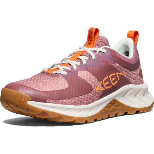 KEEN Damen Versacore Waterproof Wanderschuh, Rose Brown/Tangerine, 42.5 EU von KEEN