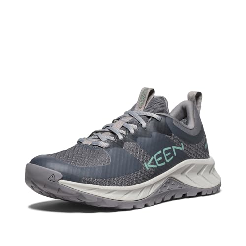 KEEN Damen Versacore Waterproof Wanderschuh, Magnet/Granite Green, 38.5 EU von KEEN