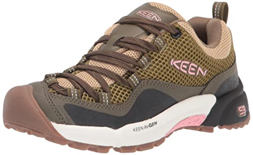 KEEN Damen Wasatch Crest Vent-w Sneaker, Olivedrab Pink Icing, 41 EU von KEEN