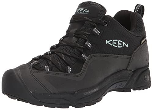 KEEN Damen Wasatch Crest Wp-w Sneaker, Schwarz-blaues Glas, 42 EU von KEEN