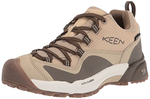 KEEN Damen Wasatch-Wappen, wasserdicht Sneaker, Safari Timberwolf, 37.5 EU von KEEN
