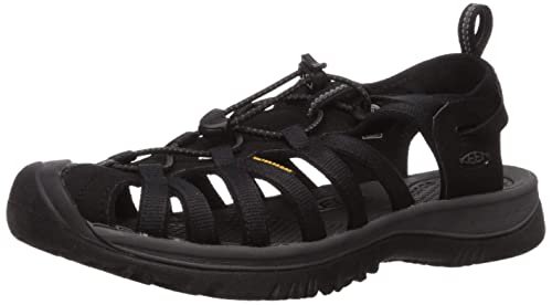 KEEN Damen Whisper Sandalen, Schwarz Black Magnet, 38 EU von KEEN