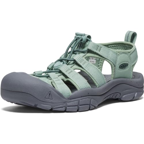 KEEN Damen Newport H2 Sandalen, Granite Green, 40 EU von KEEN