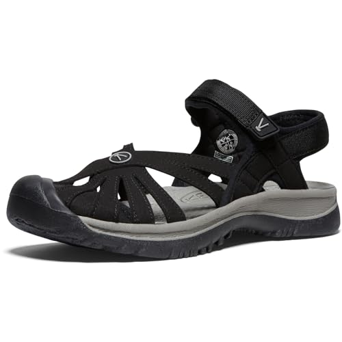 KEEN Damen roze sandaal Sandalen, Black Neutral Gray, 36 EU von KEEN