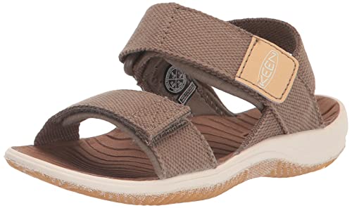 KEEN Elle Backstrap Sandale, Brindle/Star White, 34 EU von KEEN