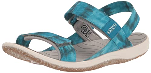 KEEN Elle Backstrap, Sandale, Sea Moss/Fjord Blue, von KEEN