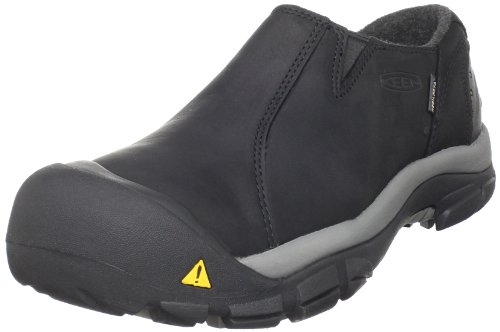 KEEN Brixen Herren-Slipper, wasserdicht Wanderstiefel, Schwarz/Gargoyle, 40.5 EU von KEEN