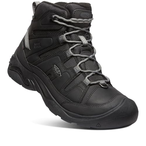 KEEN Herren Circadia Mid Heigh Polar Insulated Waterproof Wanderstiefel, Black Steel Grey, 44 EU von KEEN